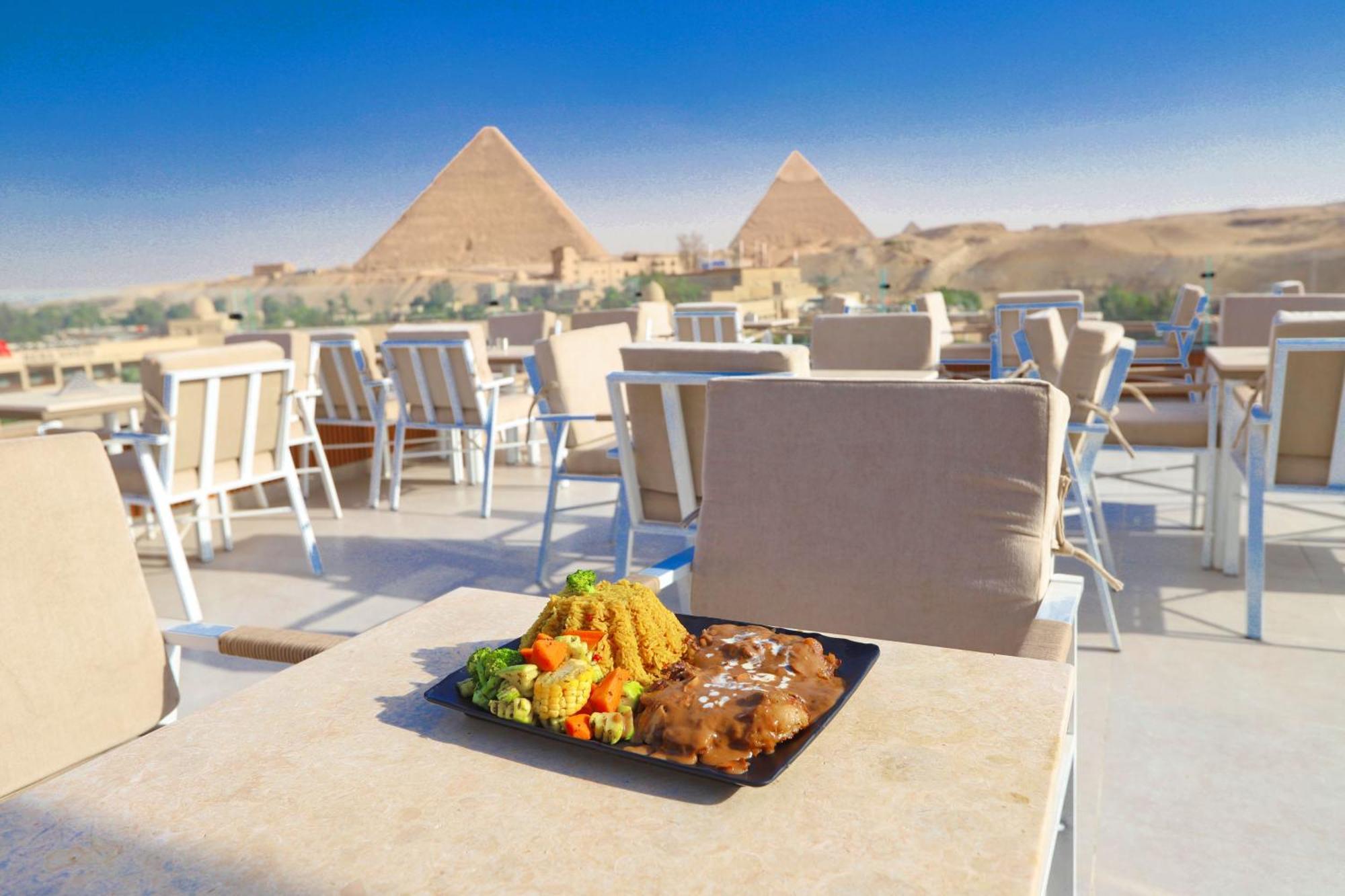 Gaia Pyramids Hotel Kafret el-Gabal Kültér fotó
