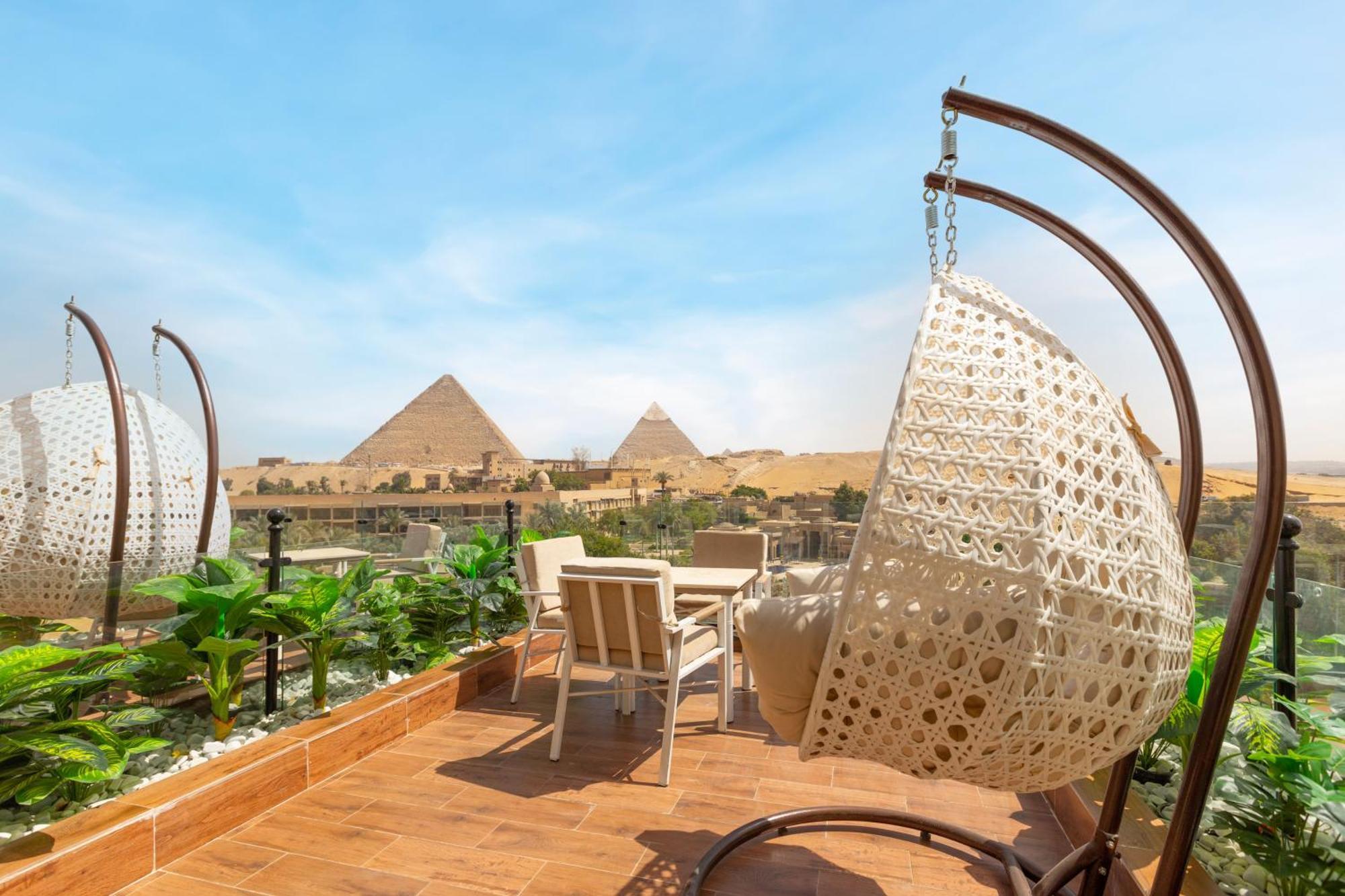 Gaia Pyramids Hotel Kafret el-Gabal Kültér fotó