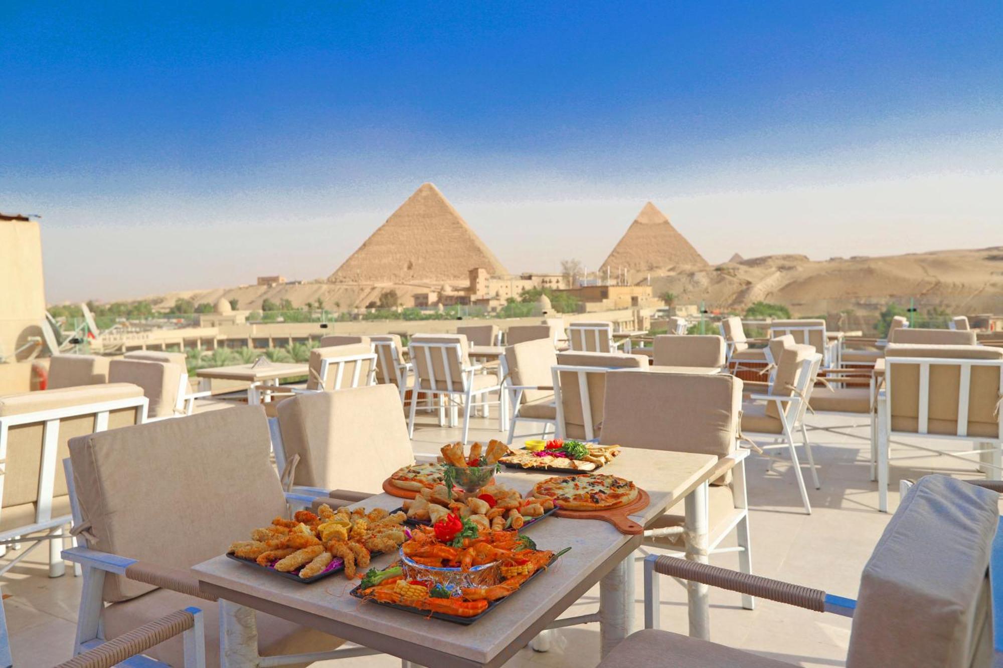 Gaia Pyramids Hotel Kafret el-Gabal Kültér fotó