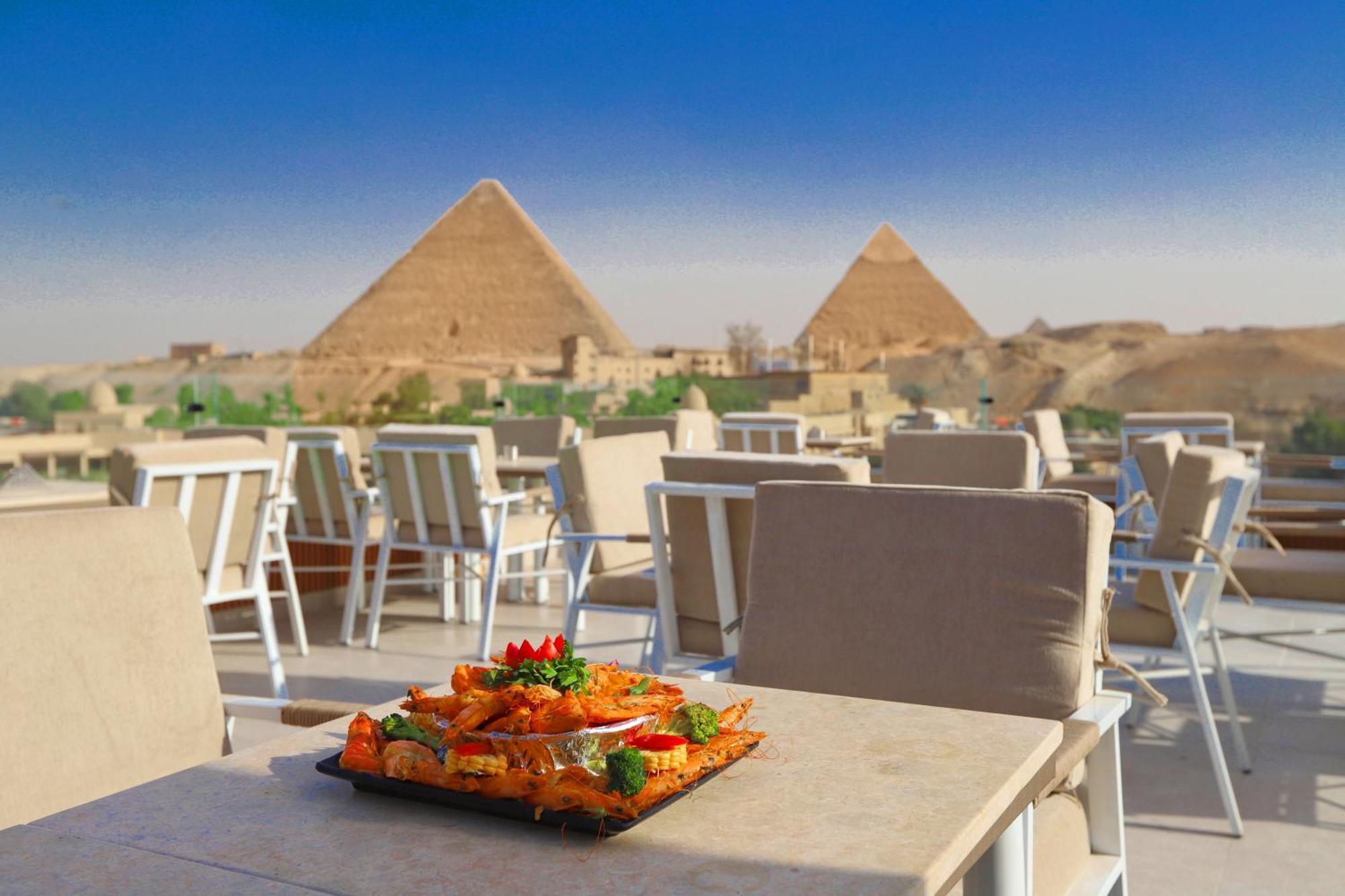 Gaia Pyramids Hotel Kafret el-Gabal Kültér fotó