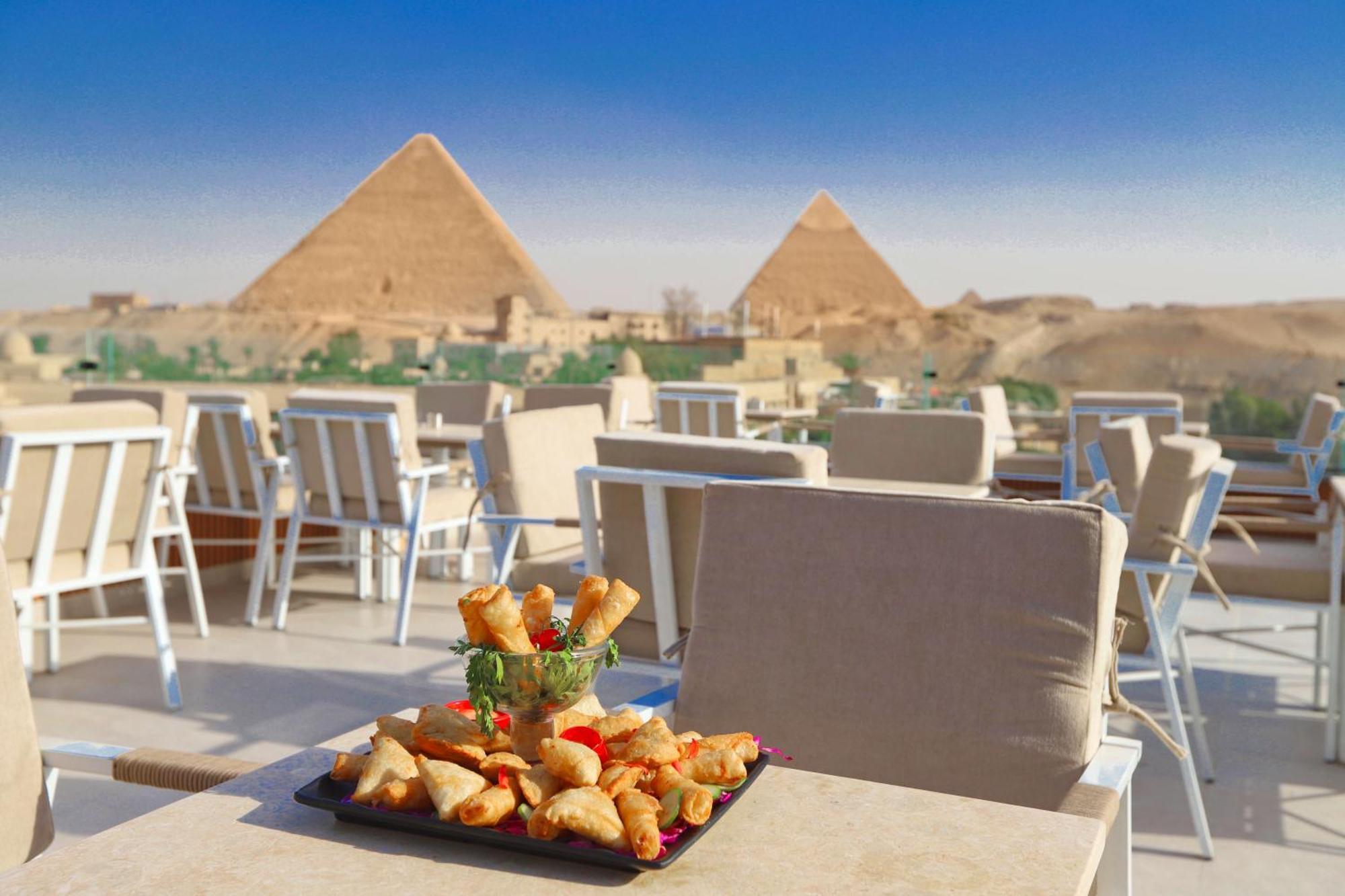 Gaia Pyramids Hotel Kafret el-Gabal Kültér fotó