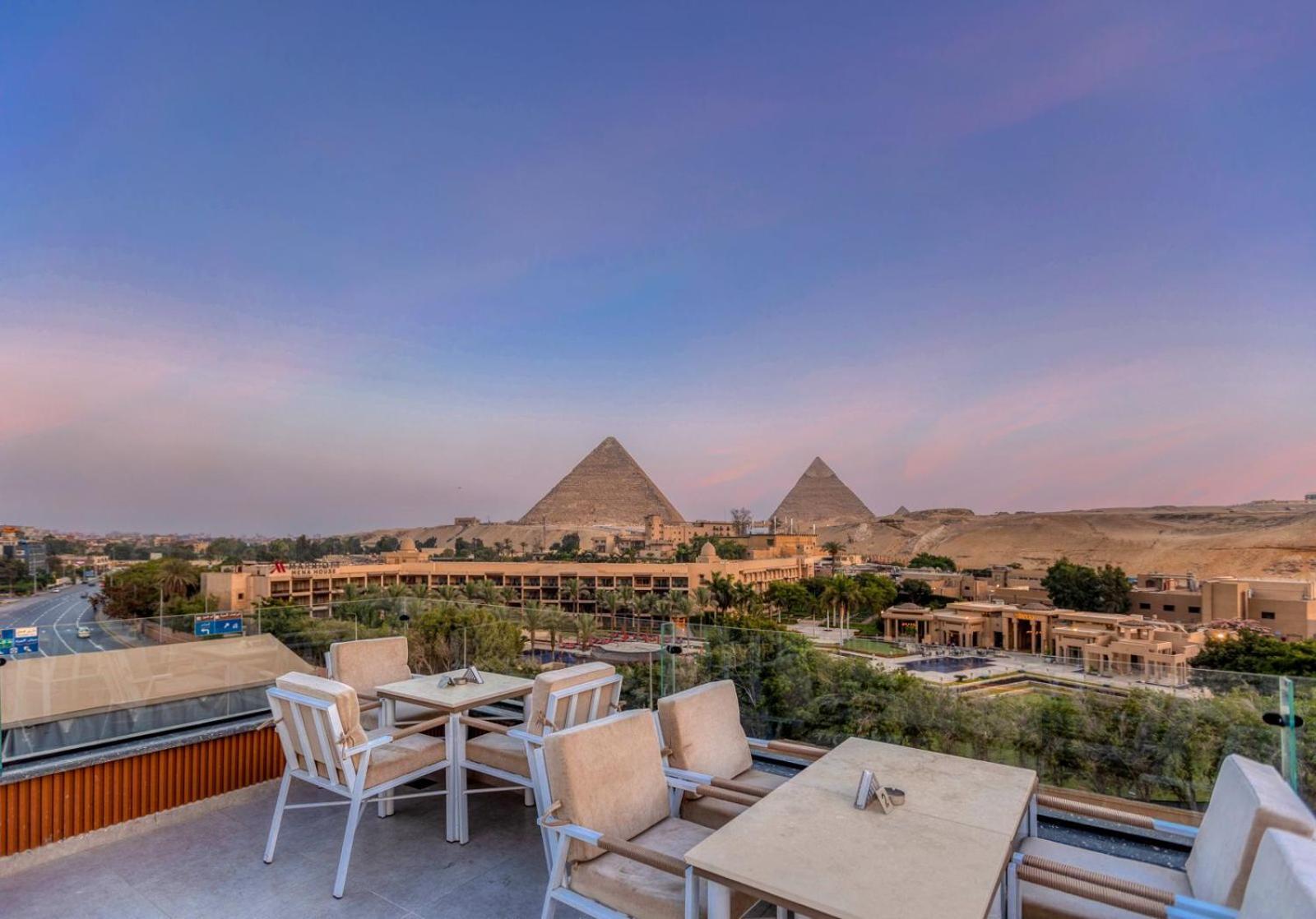 Gaia Pyramids Hotel Kafret el-Gabal Kültér fotó