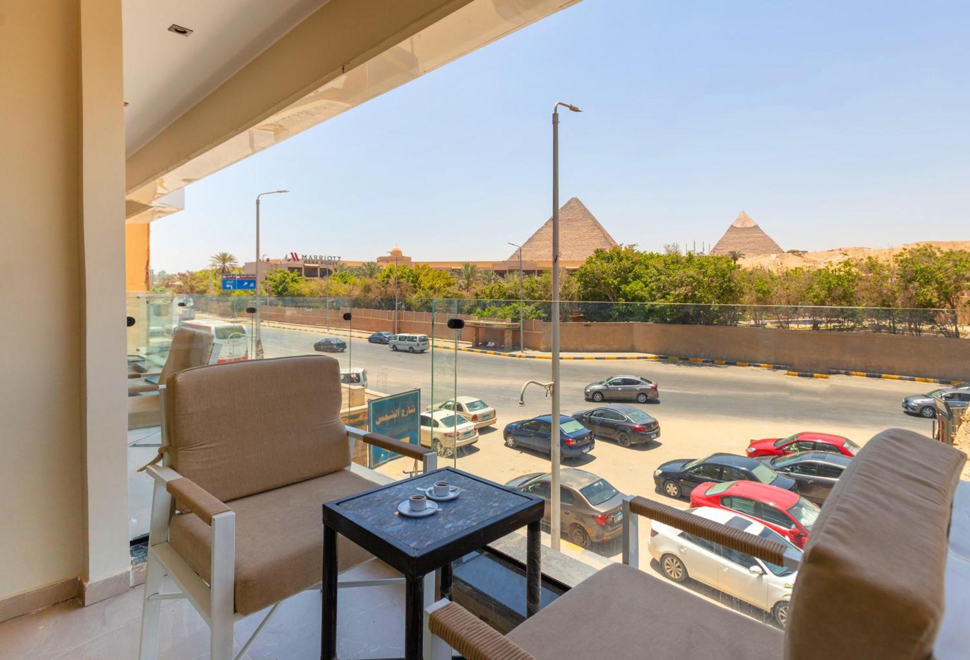 Gaia Pyramids Hotel Kafret el-Gabal Kültér fotó
