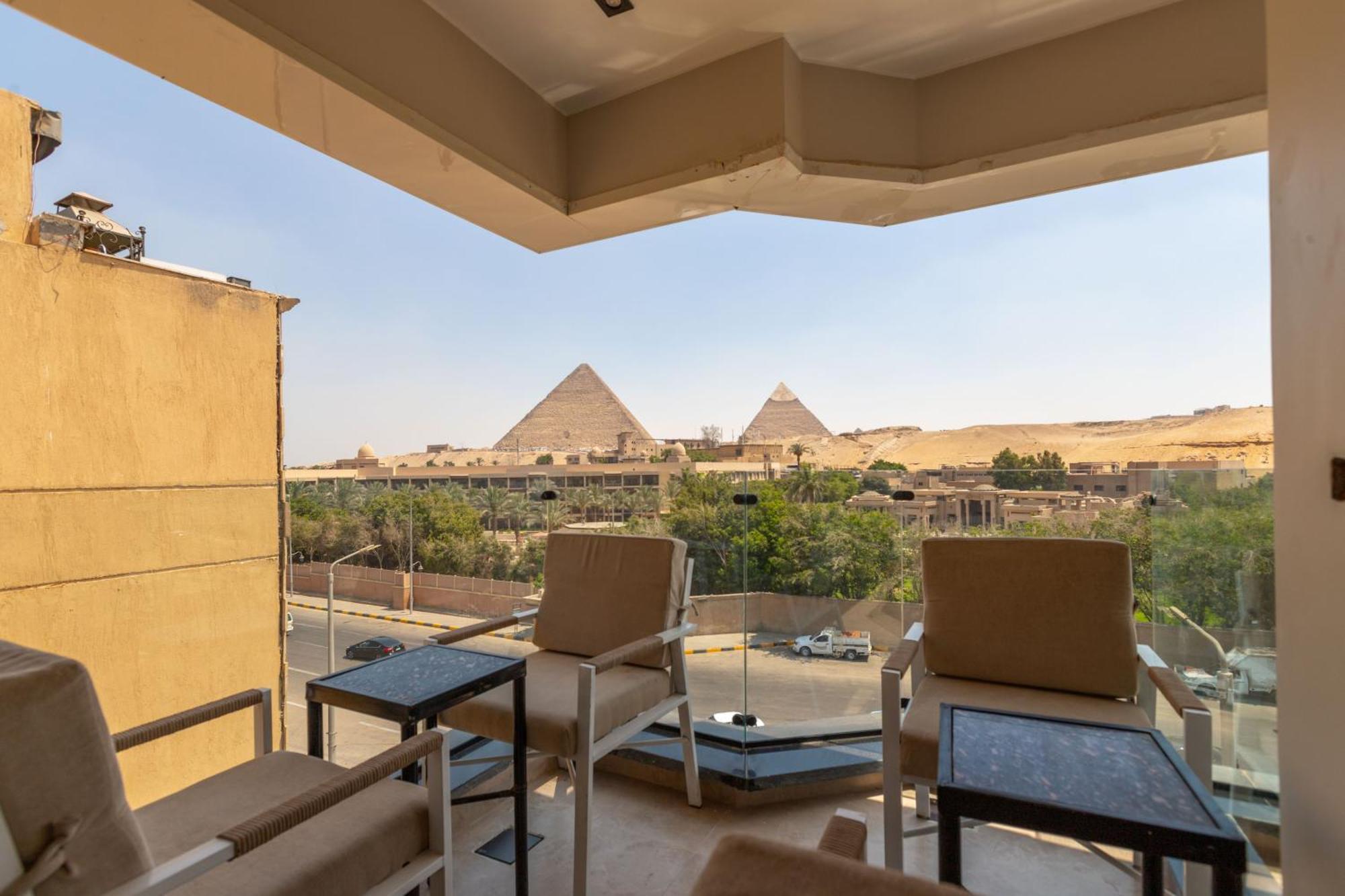 Gaia Pyramids Hotel Kafret el-Gabal Kültér fotó