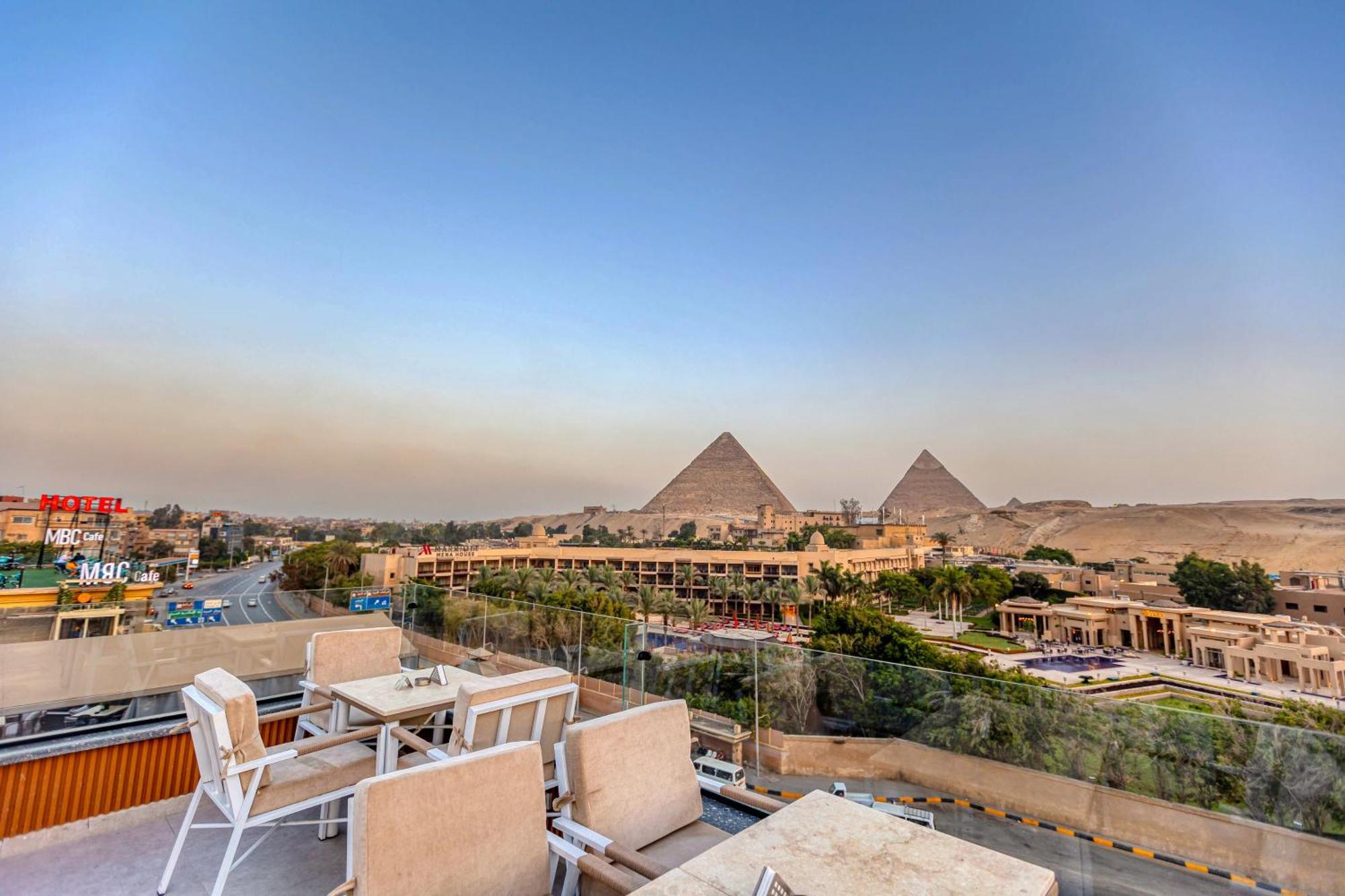 Gaia Pyramids Hotel Kafret el-Gabal Kültér fotó