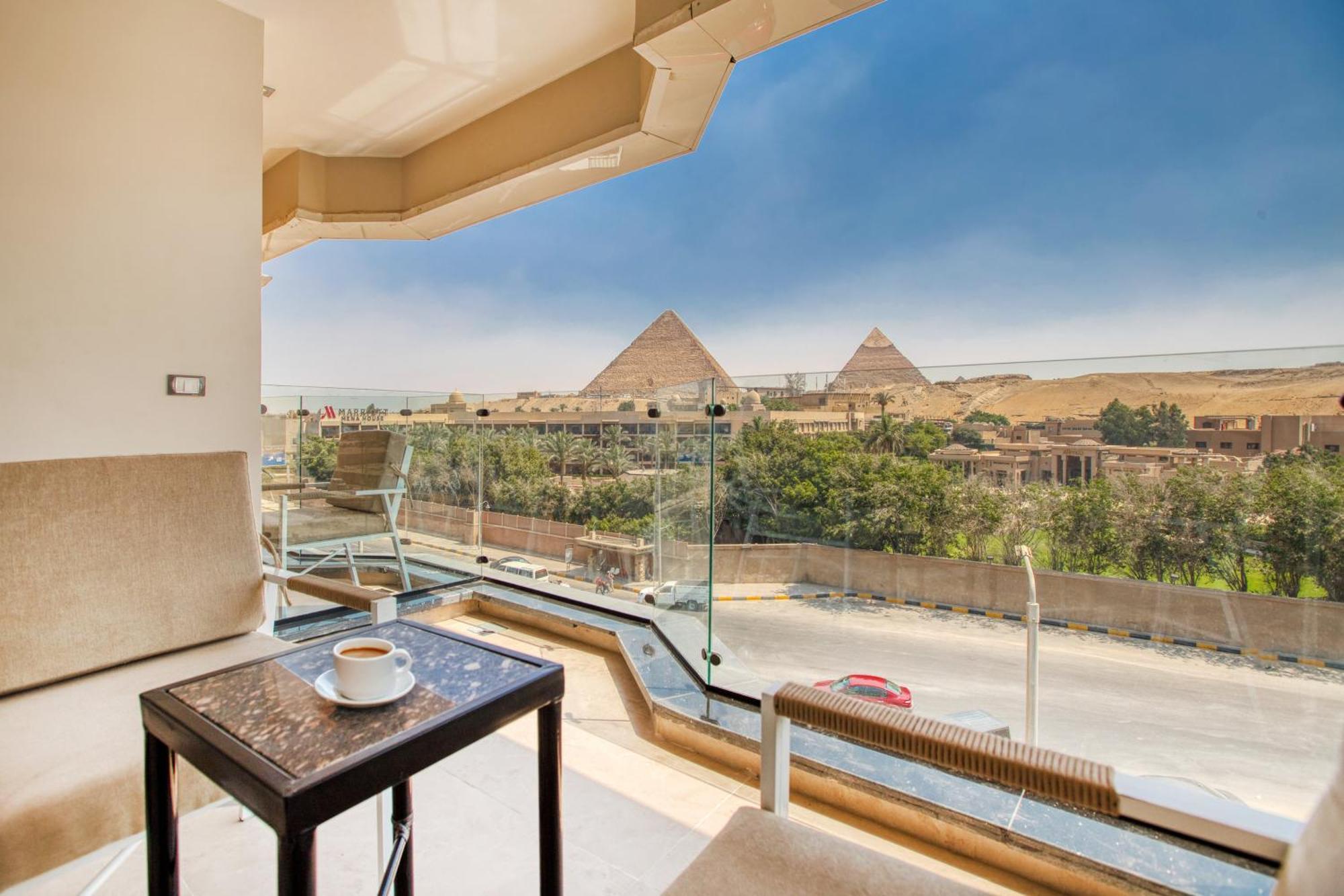 Gaia Pyramids Hotel Kafret el-Gabal Kültér fotó